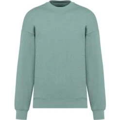 KARIBAN K4032 - Sweat-shirt écoresponsable Oversize à Col Rond Unisexe -Style au Travail aHR0cDovL21lZGlhMi5kZXNpZ25wYXJ0bmVyLmZyL2MvcC8xNzQyNy8xNzQyNy0xNzc0Ni0xLmpwZw