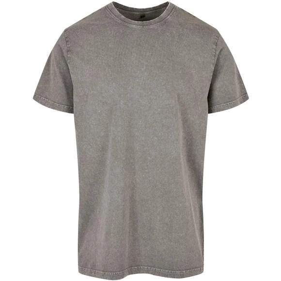 Build Your Brand BY190 - Acid Washed Round Neck Tee 2 Build Your Brand BY190 - Acid Washed Round Neck Tee – Image 2
