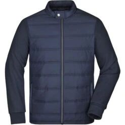James & Nicholson JN1124 - Men´s Hybrid Sweat Jacket -Style au Travail aHR0cDovL21lZGlhMi5kZXNpZ25wYXJ0bmVyLmZyL2MvcC8xNzY1Ni8xNzY1Ni0xMDc0NC0xLmpwZw