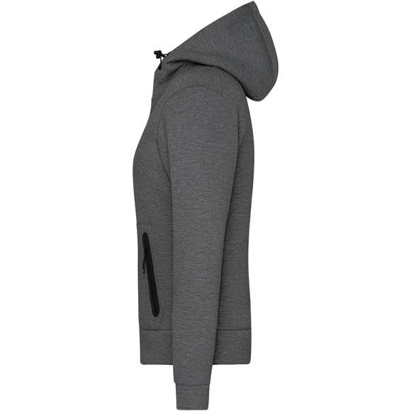 James & Nicholson JN1143 - Ladies´ Hooded Jacket 5 James & Nicholson JN1143 - Ladies´ Hooded Jacket – Image 5