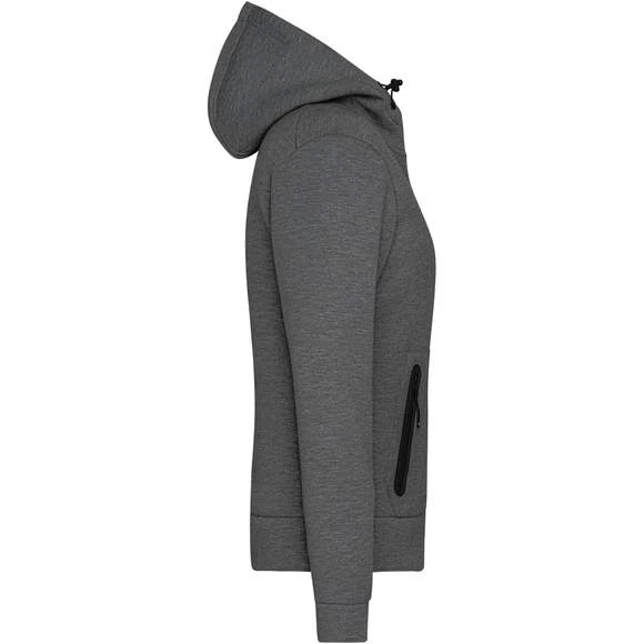 James & Nicholson JN1143 - Ladies´ Hooded Jacket 4 James & Nicholson JN1143 - Ladies´ Hooded Jacket – Image 4