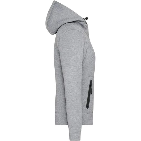 James & Nicholson JN1143 - Ladies´ Hooded Jacket 8 James & Nicholson JN1143 - Ladies´ Hooded Jacket – Image 8