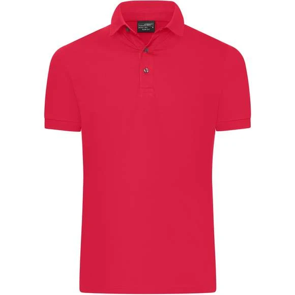 James & Nicholson JN1302 - Men´s Mercerised Polo Slim Fit 2 James & Nicholson JN1302 - Men´s Mercerised Polo Slim Fit – Image 2