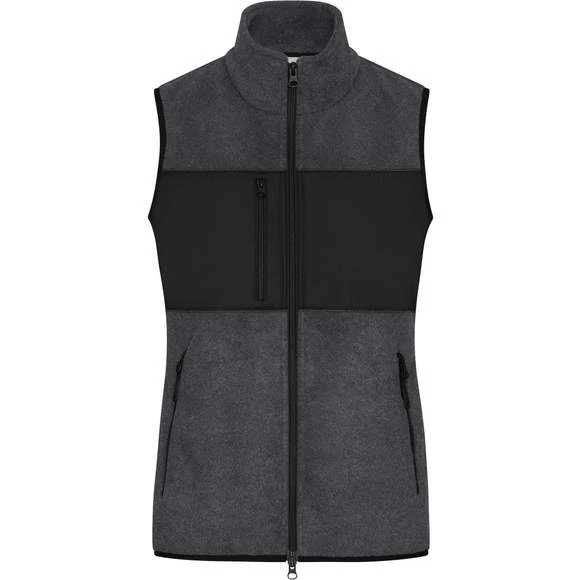 James & Nicholson JN1309 - Ladies´ Fleece Vest 6 James & Nicholson JN1309 - Ladies´ Fleece Vest – Image 6