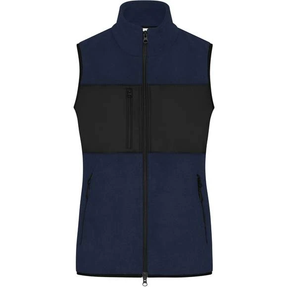 James & Nicholson JN1309 - Ladies´ Fleece Vest 2 James & Nicholson JN1309 - Ladies´ Fleece Vest – Image 2