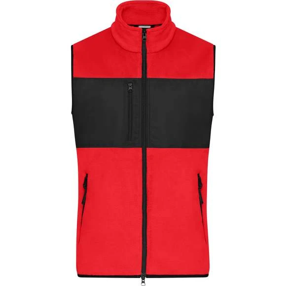 James & Nicholson JN1310 - Men´s Fleece Vest 2 James & Nicholson JN1310 - Men´s Fleece Vest – Image 2