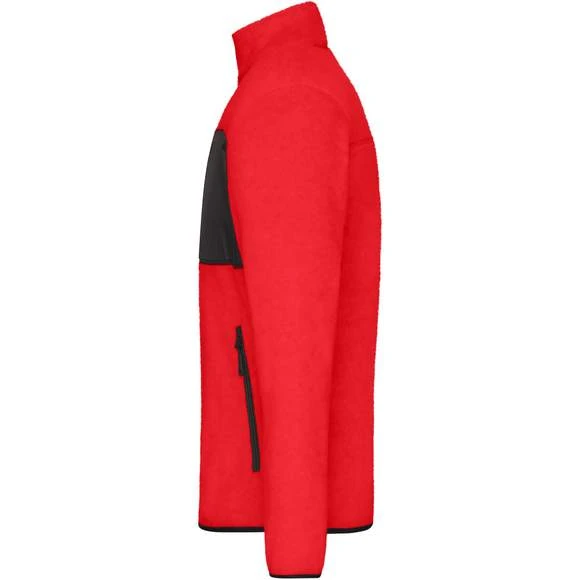 James & Nicholson JN1312 - Men´s Fleece Jacket 9 James & Nicholson JN1312 - Men´s Fleece Jacket – Image 9