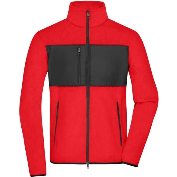 James & Nicholson JN1312 - Men´s Fleece Jacket 6 James & Nicholson JN1312 - Men´s Fleece Jacket – Image 6