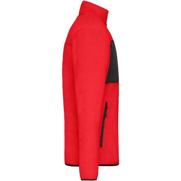 James & Nicholson JN1312 - Men´s Fleece Jacket 8 James & Nicholson JN1312 - Men´s Fleece Jacket – Image 8