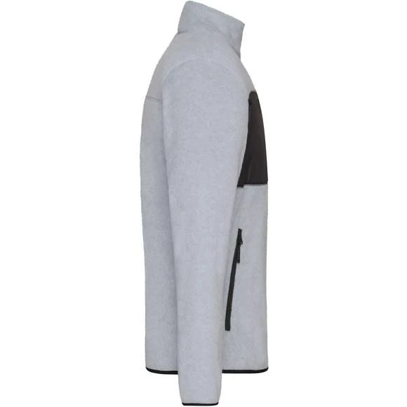 James & Nicholson JN1312 - Men´s Fleece Jacket 4 James & Nicholson JN1312 - Men´s Fleece Jacket – Image 4