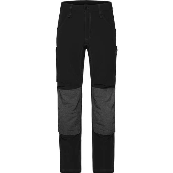 James & Nicholson JN1813 - Workwear Pants 4-Way Stretch Slim Line 2 James & Nicholson JN1813 - Workwear Pants 4-Way Stretch Slim Line – Image 2