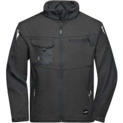 James & Nicholson JN844 - Workwear Softshell Jacket -STRONG- -Style au Travail aHR0cDovL21lZGlhMi5kZXNpZ25wYXJ0bmVyLmZyL2MvcC8xNzc1Ny8xNzc1Ny0xMDgwMS0xLmpwZw