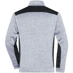 James & Nicholson JN862 - Men´s Knitted Workwear Fleece Jacket -STRONG- -Style au Travail aHR0cDovL21lZGlhMi5kZXNpZ25wYXJ0bmVyLmZyL2MvcC8xNzc2MC8xNzc2MC0yMDI3My0yLmpwZw