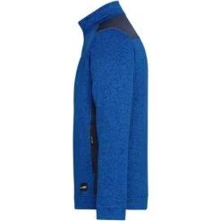 James & Nicholson JN862 - Men´s Knitted Workwear Fleece Jacket -STRONG- -Style au Travail aHR0cDovL21lZGlhMi5kZXNpZ25wYXJ0bmVyLmZyL2MvcC8xNzc2MC8xNzc2MC0yMDIyMC00LmpwZw