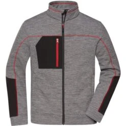 James & Nicholson JN1818 - Men´s Structure Fleece Jacket -Style au Travail aHR0cDovL21lZGlhMi5kZXNpZ25wYXJ0bmVyLmZyL2MvcC8xNzcwMC8xNzcwMC0yMDIxMi0xLmpwZw