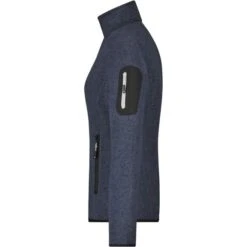 James & Nicholson JN761 - Ladies´ Knitted Fleece Jacket -Style au Travail aHR0cDovL21lZGlhMi5kZXNpZ25wYXJ0bmVyLmZyL2MvcC8xNzczNS8xNzczNS0yMDI1Ni00LmpwZw