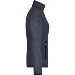 James & Nicholson JN761 - Ladies´ Knitted Fleece Jacket -Style au Travail aHR0cDovL21lZGlhMi5kZXNpZ25wYXJ0bmVyLmZyL2MvcC8xNzczNS8xNzczNS0yMDI1Ni0zLmpwZw