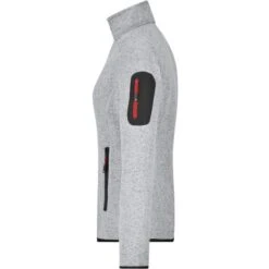 James & Nicholson JN761 - Ladies´ Knitted Fleece Jacket -Style au Travail aHR0cDovL21lZGlhMi5kZXNpZ25wYXJ0bmVyLmZyL2MvcC8xNzczNS8xNzczNS0yMDI1OC00LmpwZw
