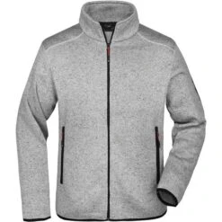 James & Nicholson JN762 - Men´s Knitted Fleece Jacket -Style au Travail aHR0cDovL21lZGlhMi5kZXNpZ25wYXJ0bmVyLmZyL2MvcC8xNzczNi8xNzczNi0yMDI1OC0xLmpwZw