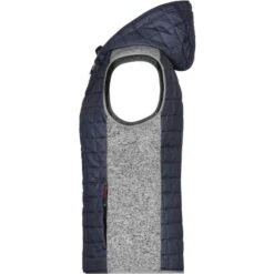James & Nicholson JN767 - Ladies´ Knitted Hybrid Vest -Style au Travail aHR0cDovL21lZGlhMi5kZXNpZ25wYXJ0bmVyLmZyL2MvcC8xNzczOS8xNzczOS0yMDI2Ni00LmpwZw