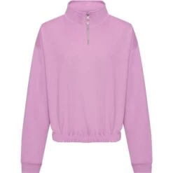 JH037 - Women's Cropped 1/4 Zip Sweat -Style au Travail aHR0cDovL21lZGlhMi5kZXNpZ25wYXJ0bmVyLmZyL2MvcC8xNzg0MC8xNzg0MC0zMzc1LTEuanBn