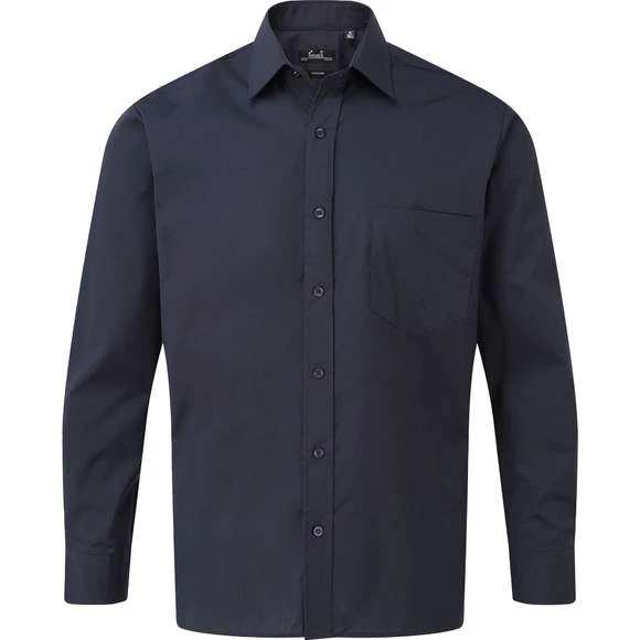 Premier® Pr200 - Chemise Popeline Manches Longues 13 Premier® Pr200 - Chemise Popeline Manches Longues – Image 13