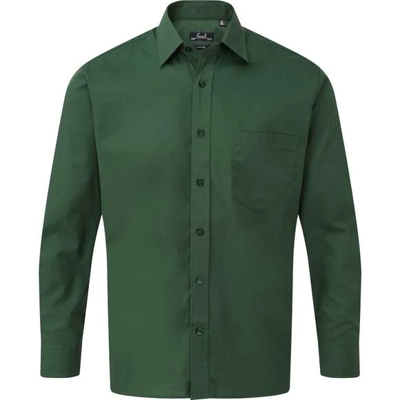 Premier® Pr200 - Chemise Popeline Manches Longues 12 Premier® Pr200 - Chemise Popeline Manches Longues – Image 12