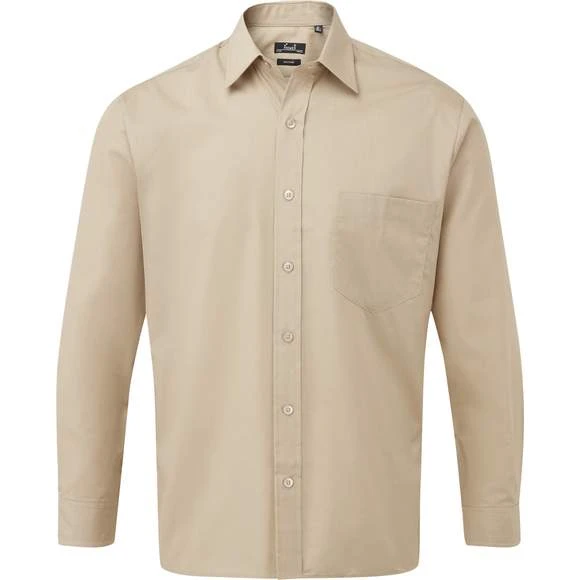 Premier® Pr200 - Chemise Popeline Manches Longues 6 Premier® Pr200 - Chemise Popeline Manches Longues – Image 6