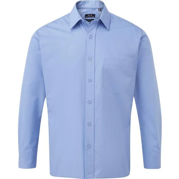 Premier® Pr200 - Chemise Popeline Manches Longues 14 Premier® Pr200 - Chemise Popeline Manches Longues – Image 14