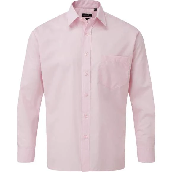 Premier® Pr200 - Chemise Popeline Manches Longues 9 Premier® Pr200 - Chemise Popeline Manches Longues – Image 9