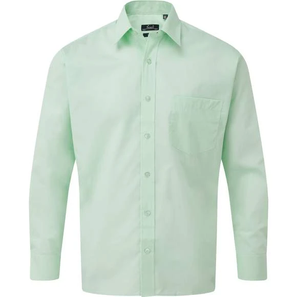 Premier® Pr200 - Chemise Popeline Manches Longues 7 Premier® Pr200 - Chemise Popeline Manches Longues – Image 7