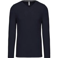 KARIBAN K358 - T-shirt Col V Manches Longues -Style au Travail aHR0cDovL21lZGlhMi5kZXNpZ25wYXJ0bmVyLmZyL2MvcC8zNjI4LzM2MjgtMTI2MS0xLmpwZw