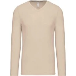 KARIBAN K358 - T-shirt Col V Manches Longues -Style au Travail aHR0cDovL21lZGlhMi5kZXNpZ25wYXJ0bmVyLmZyL2MvcC8zNjI4LzM2MjgtMTQzODEtMS5qcGc