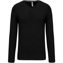 KARIBAN K358 - T-shirt Col V Manches Longues -Style au Travail aHR0cDovL21lZGlhMi5kZXNpZ25wYXJ0bmVyLmZyL2MvcC8zNjI4LzM2MjgtMTUyMC0xLmpwZw