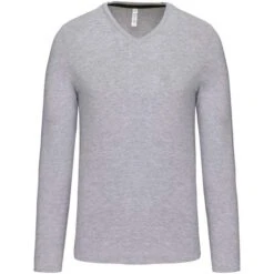 KARIBAN K358 - T-shirt Col V Manches Longues -Style au Travail aHR0cDovL21lZGlhMi5kZXNpZ25wYXJ0bmVyLmZyL2MvcC8zNjI4LzM2MjgtMzY3Mi0xLmpwZw