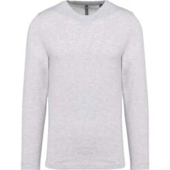 KARIBAN K359 - T-shirt Homme Manches Longues Encolure Ronde -Style au Travail aHR0cDovL21lZGlhMi5kZXNpZ25wYXJ0bmVyLmZyL2MvcC8zNjI5LzM2MjktMTY1ODgtMS5qcGc