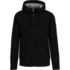 KARIBAN K444 - Sweat-shirt Zippé Capuche Unisexe -Style au Travail aHR0cDovL21lZGlhMi5kZXNpZ25wYXJ0bmVyLmZyL2MvcC8zNjM2LzM2MzYtMTUyMC0xLmpwZw