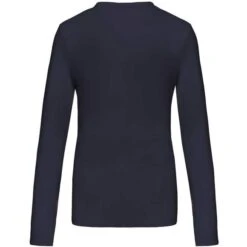 KARIBAN K383 - T-shirt Col Rond Manches Longues Femme -Style au Travail aHR0cDovL21lZGlhMi5kZXNpZ25wYXJ0bmVyLmZyL2MvcC8zNjMzLzM2MzMtMTI2MS0yLmpwZw