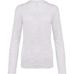 KARIBAN K383 - T-shirt Col Rond Manches Longues Femme -Style au Travail aHR0cDovL21lZGlhMi5kZXNpZ25wYXJ0bmVyLmZyL2MvcC8zNjMzLzM2MzMtMTY1ODgtMi5qcGc